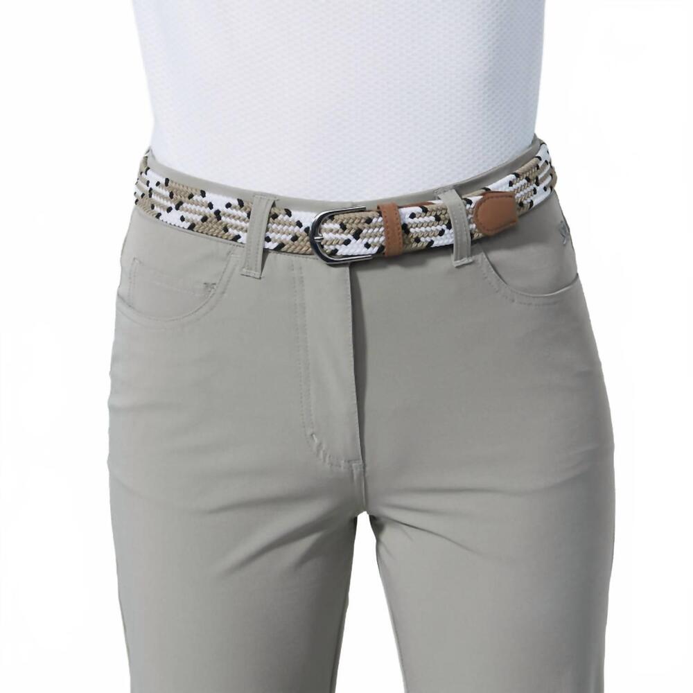 NEW DAILY SPORTS women's giselle argyle belt in taupe